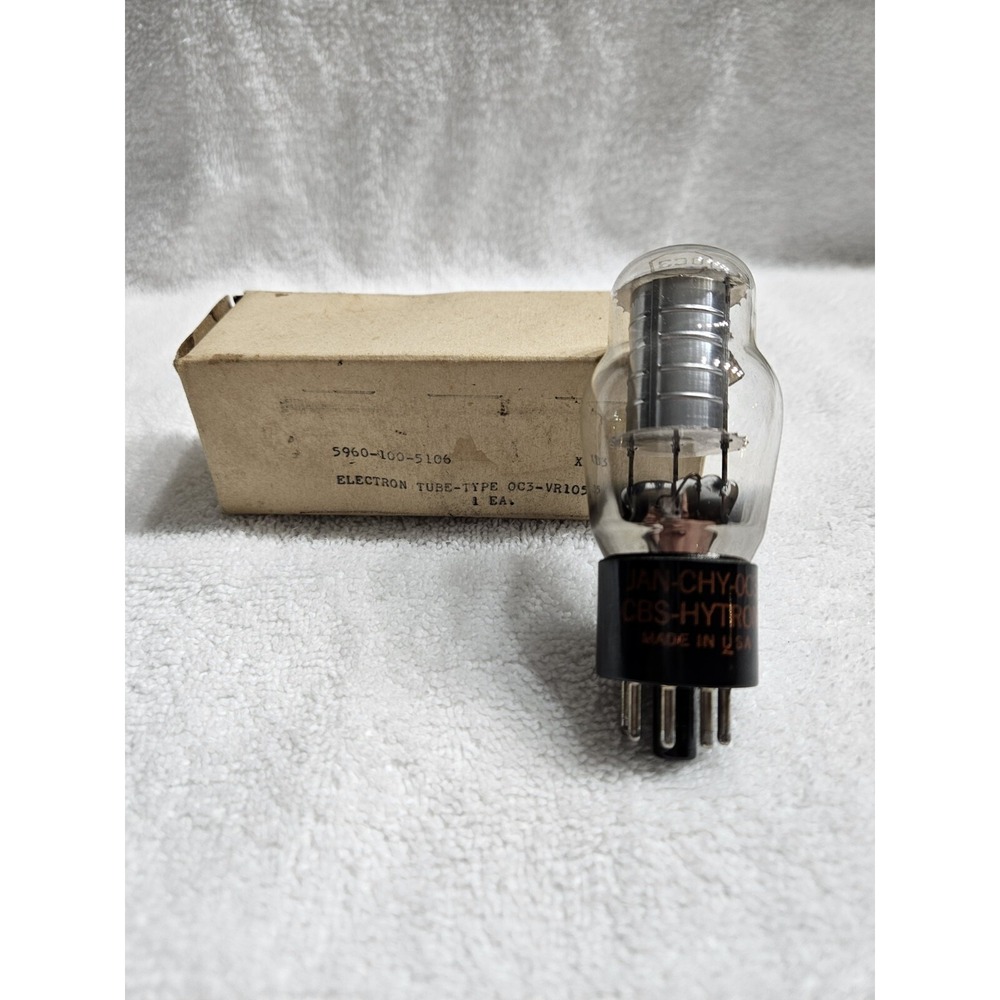 JAN CHY 0C3 CBS Hytron TUBE HYTRON NIB BOXED VINTAGE Not Tested